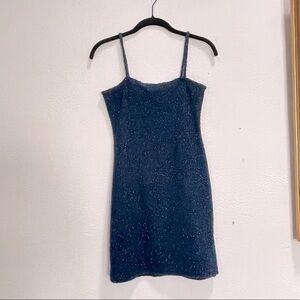 Vintage XOXO | Fuzzy Sparkly Dress